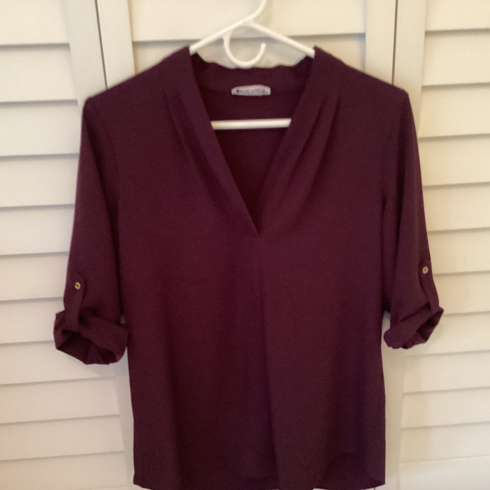 Calvin Klein Formal Purple Small Woman’s Shirt